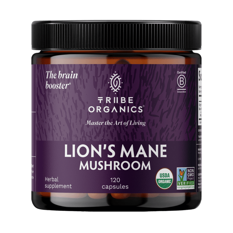 Organic Lion's Mane Mushroom Capsules | TRIIBE ORGANICS