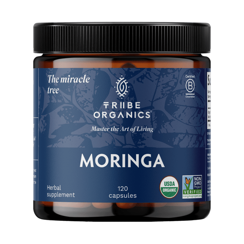 Organic Moringa Supplement Capsules | Tribe Organics