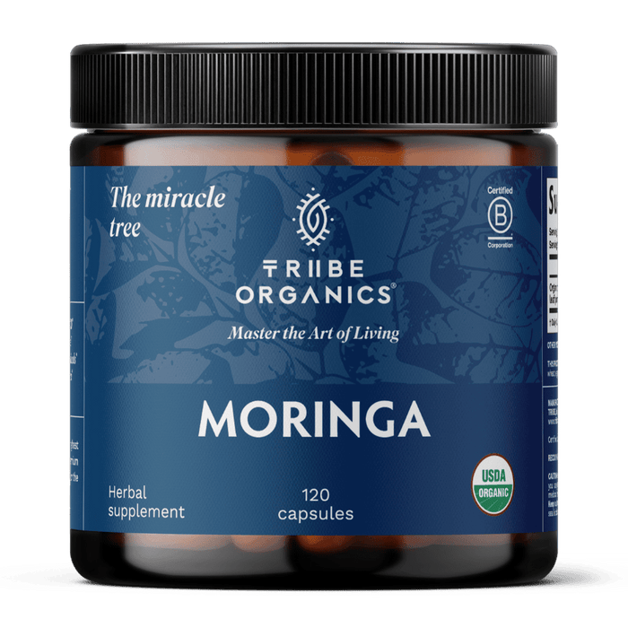 Organic Moringa Supplement Capsules