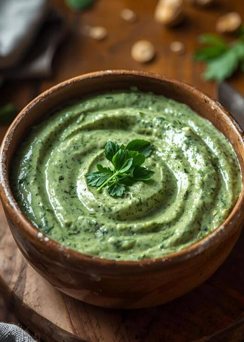 Creamy Spinach & Lion’s Mane Dip