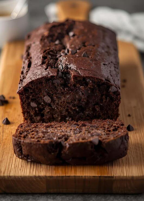 Lion’s Mane Chocolate Banana Bread