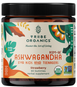 A bottle of ashwagandha for children
