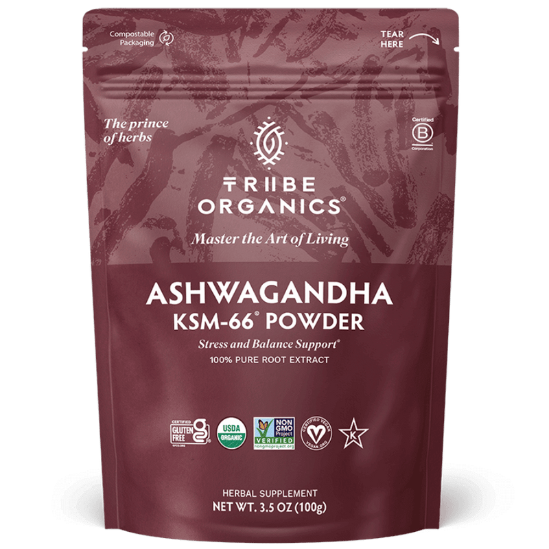 Ashwagandha KSM - 66 Powder - TRIBE ORGANICS