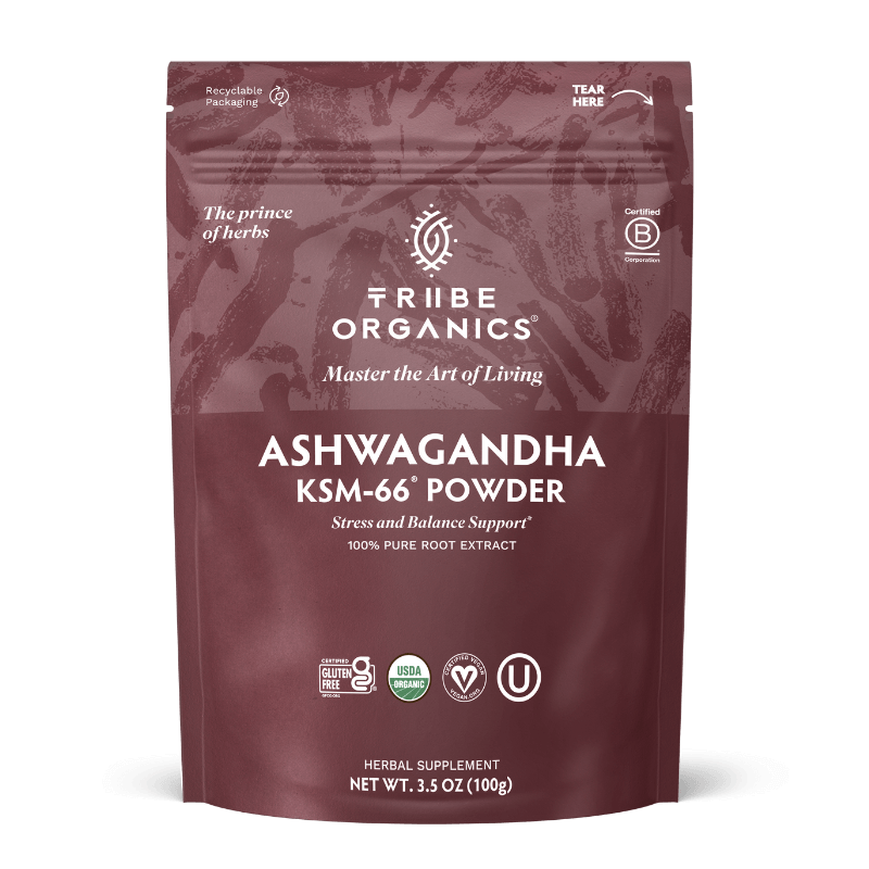 Ashwagandha KSM - 66 Powder - TRIBE ORGANICS