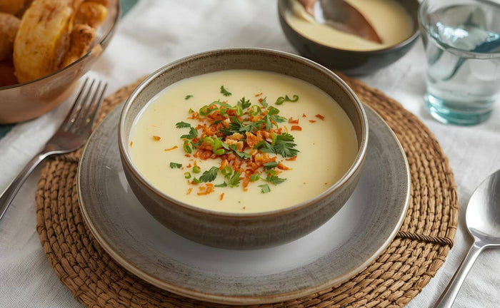 Creamy Potato & Lion’s Mane Soup