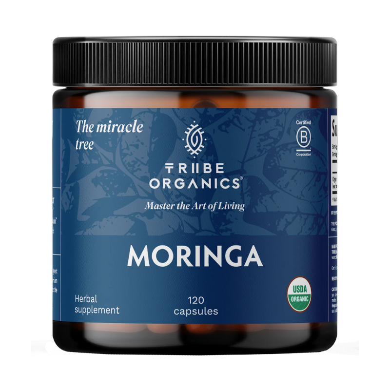 Organic Moringa Supplement Capsules | Tribe Organics