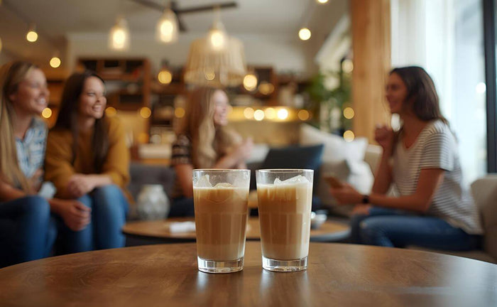 Lion’s Mane Iced Vanilla Latte