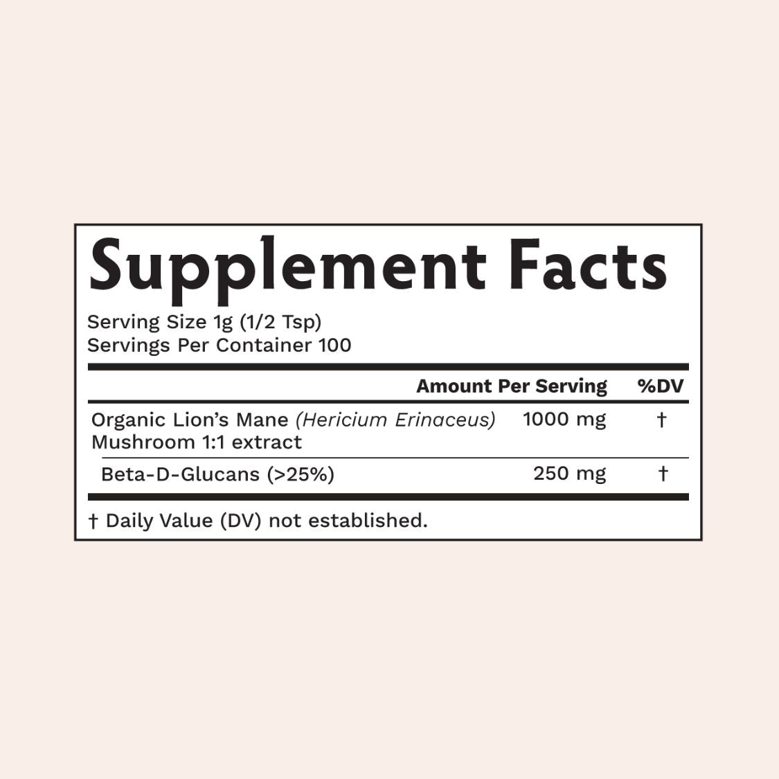 Lion's Mane Extract Powder