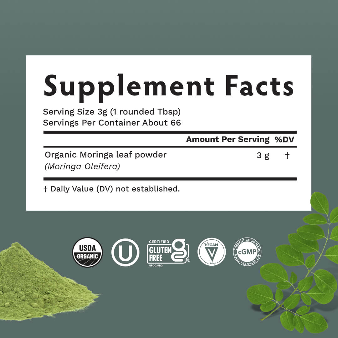 Organic Moringa Powder - TRIBE ORGANICS