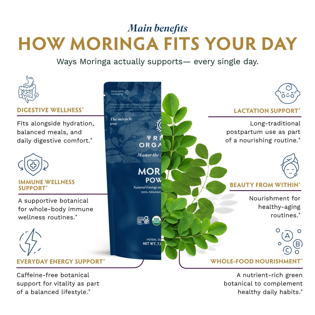 Organic Moringa Powder - TRIBE ORGANICS