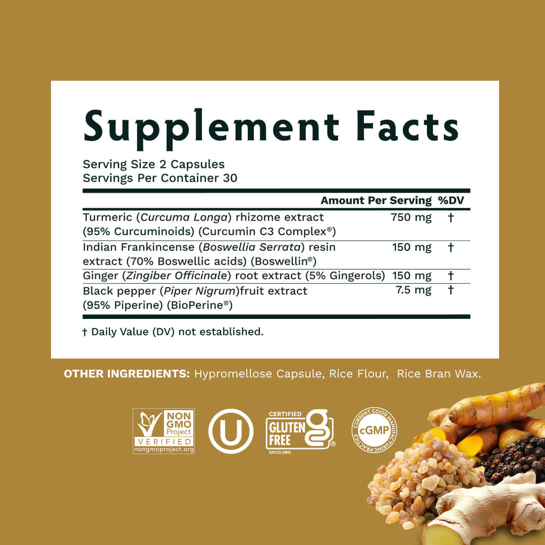 Turmeric Capsules Complex - TRIBE ORGANICS