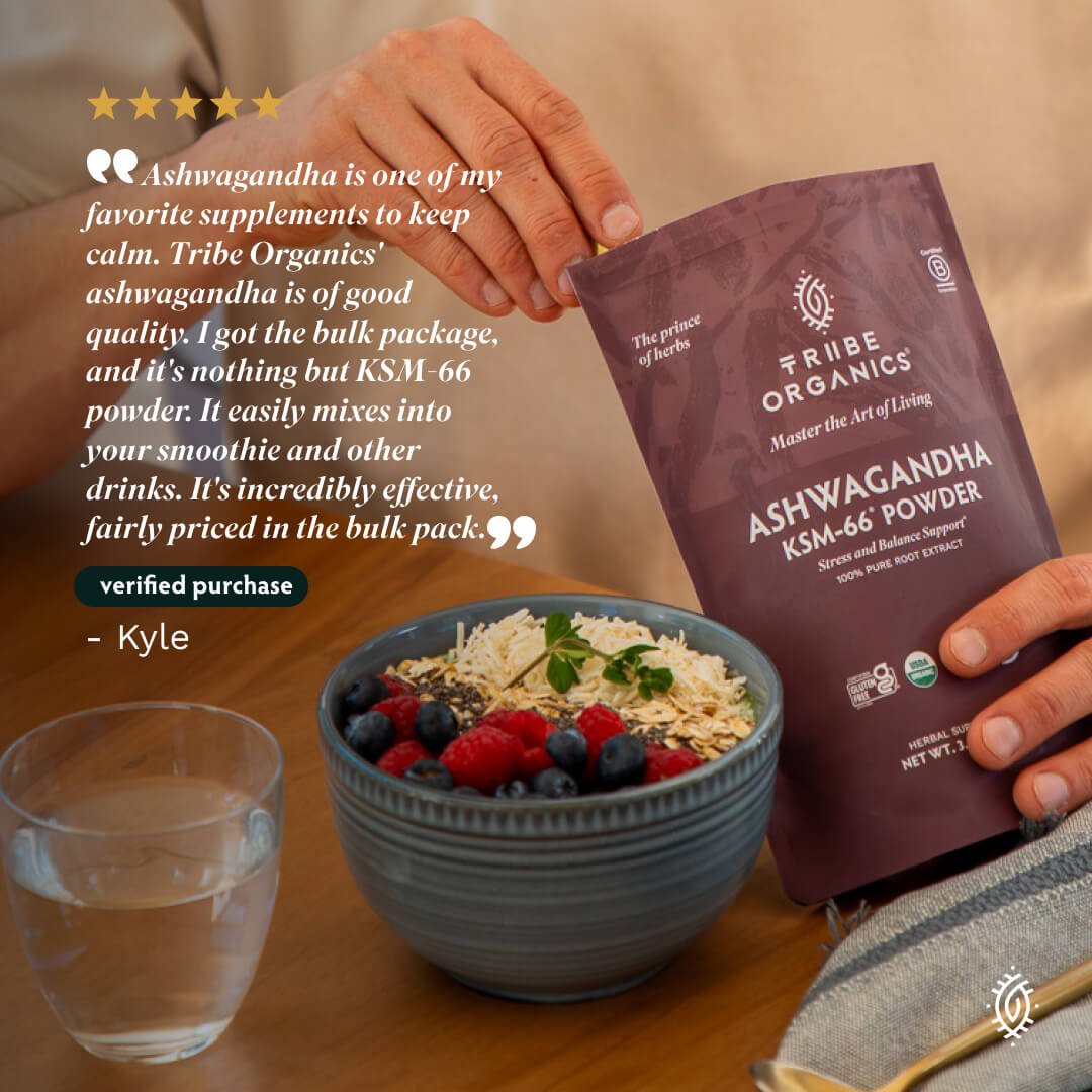Ashwagandha KSM-66 Powder - TRIBE ORGANICS