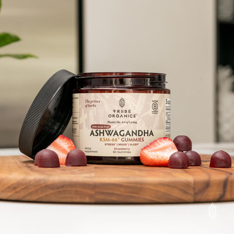 Ashwagandha Gummies | KSM-66 for Stress & Focus* | Tribe Organics