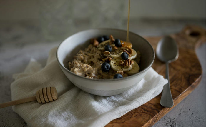 Mushroom-Powered Oatmeal