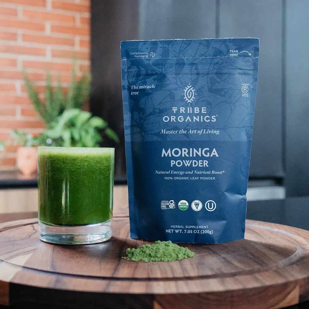 MORINGA Powder | TRIBE ORGANICS 3000mg (200g) - TRIBE ORGANICS