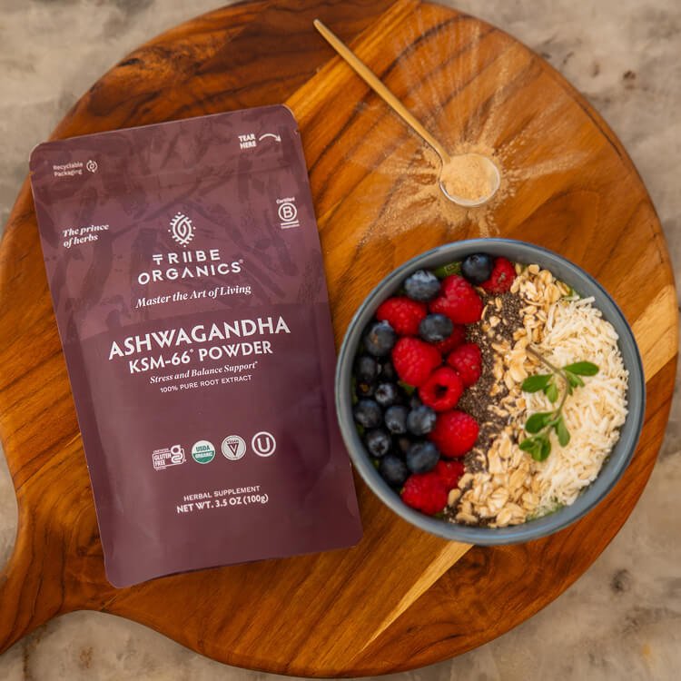 Ashwagandha KSM - 66 Powder - TRIBE ORGANICS