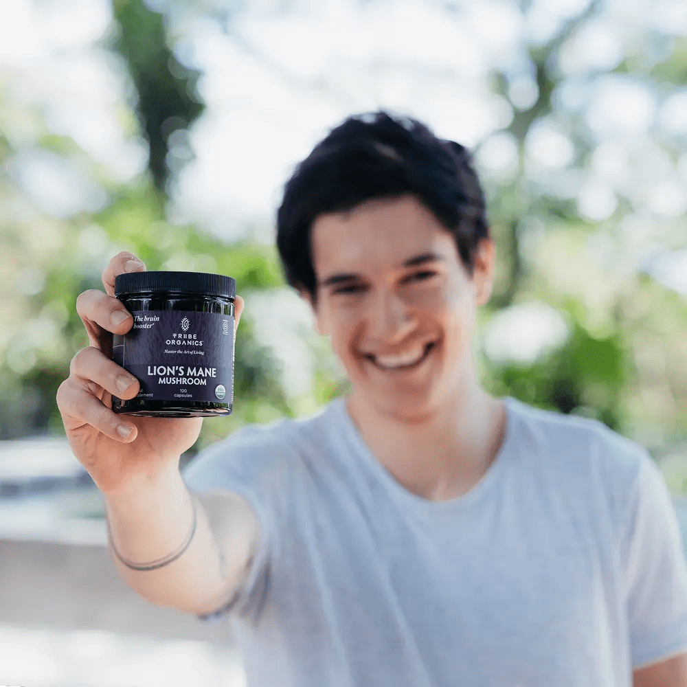Organic Lion's Mane Mushroom Capsules - TRIBE ORGANICS