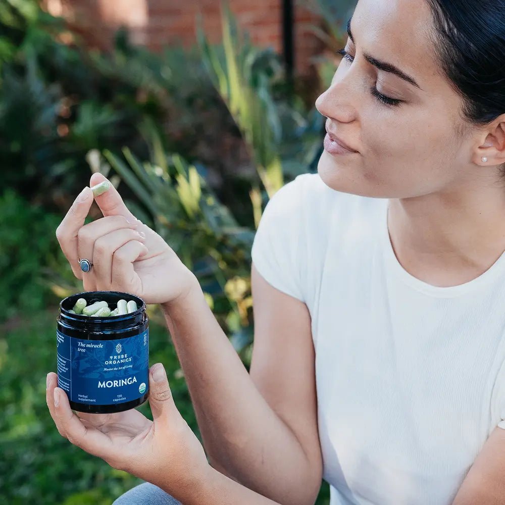 Organic Moringa Supplement Capsules - TRIBE ORGANICS