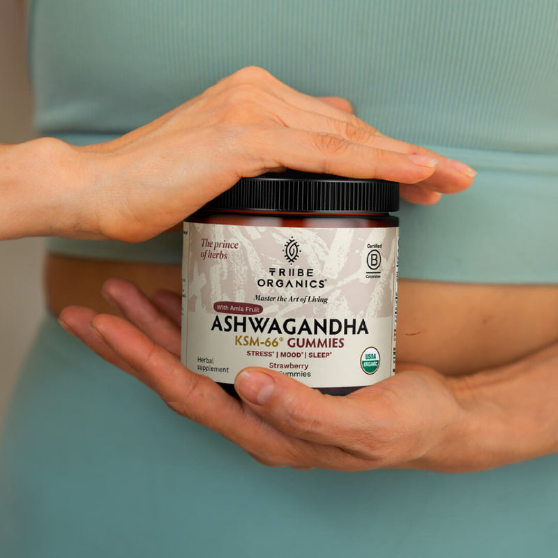 Ashwagandha Gummies | KSM-66 for Stress & Focus* | Tribe Organics